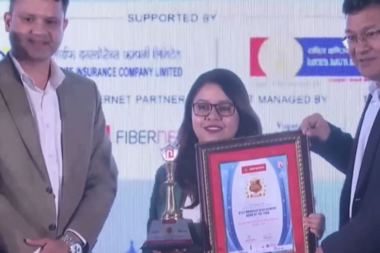  न्यूबिज बिजनेस कन्क्लेभ एण्ड अवार्डस्–२०२४ सम्पन्न, बेष्ट म्यानेज्ड डेभलपमेन्ट बैङ्कको उपाधि शाइन रेसुङ्गालाई 