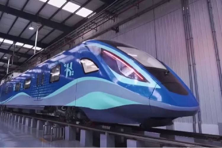 चीनमा बनाइयो पहिलो हाइड्रोजन ट्रेन, भयो सफल परिक्षण