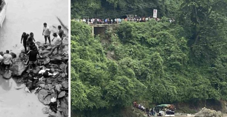 त्रिशुली बस दुर्घटना अपडेटः चार जनाको मृत्यु, उद्धारकार्य जारी