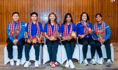 ६ नेपाली महिला क्रिकेट खेलाडी मलेसिया प्रस्थान