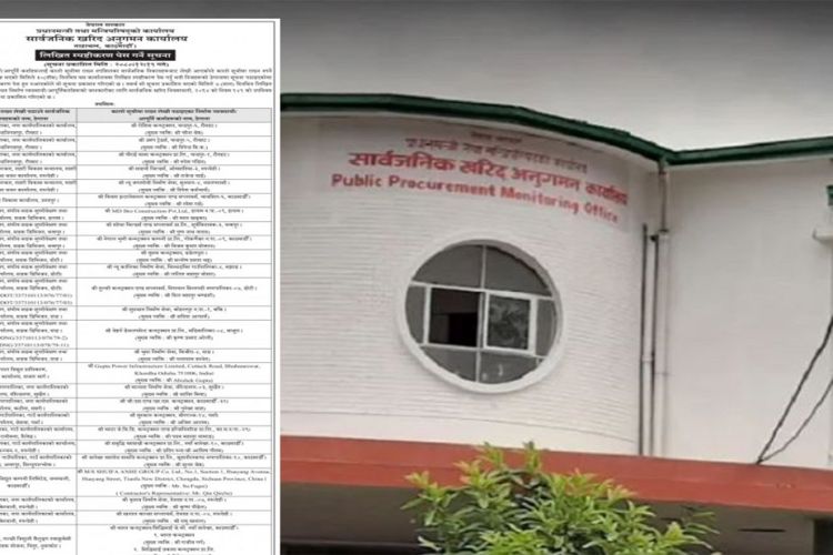 २६ निर्माण कम्पनीलाई कालोसूचीमा राख्न सिफारिस, स्पष्टीकरण माग