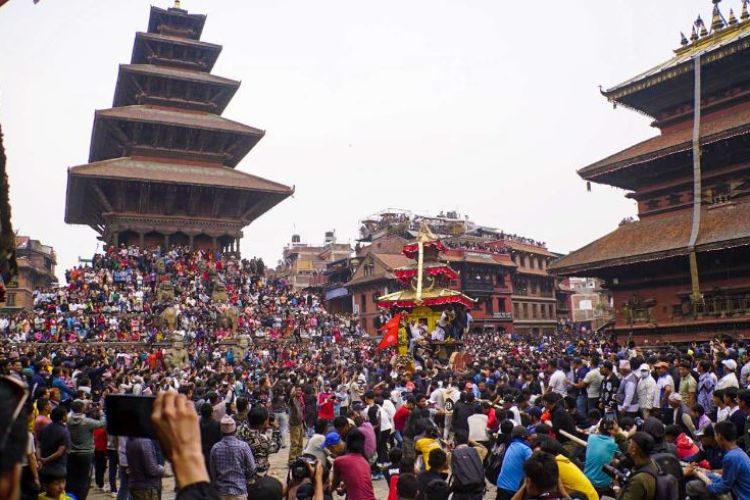 आजदेखि भक्तपुरको परम्परागत विस्का जात्रा सुरु
