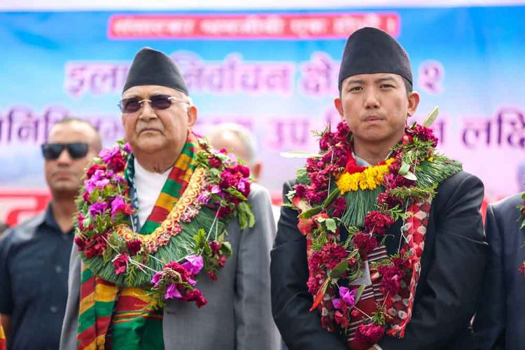 सुहाङ उद्धेश्य बोकेर हिडेका वास्तविक उम्मेदवार हुन् : अध्यक्ष ओली