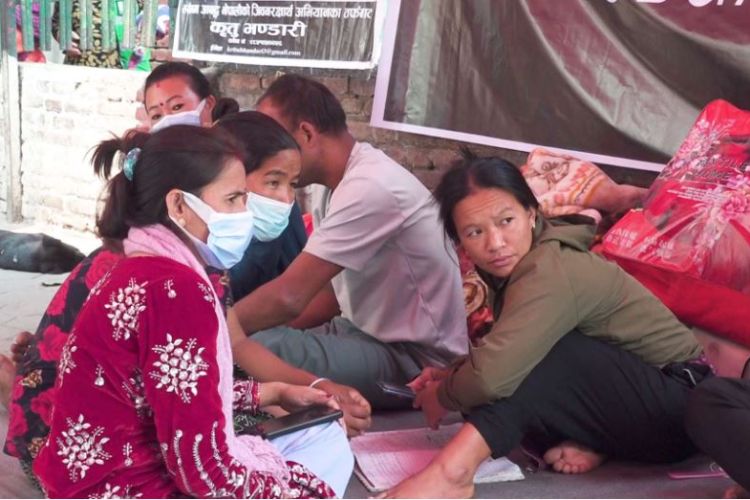 रुसी सेनामा गएका नेपालीका परिवारजनद्वारा उध्दारको माग गर्दै अनशन 