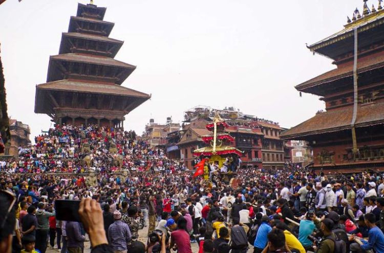 आजदेखि भक्तपुरको परम्परागत विस्का जात्रा सुरु