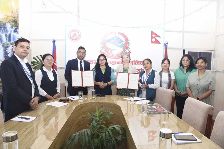 काठमाडौँ महानगरमा महिला सशक्तिकरणका कार्यक्रम सञ्चालन गर्दे ब्रिटिस काउन्सिल 