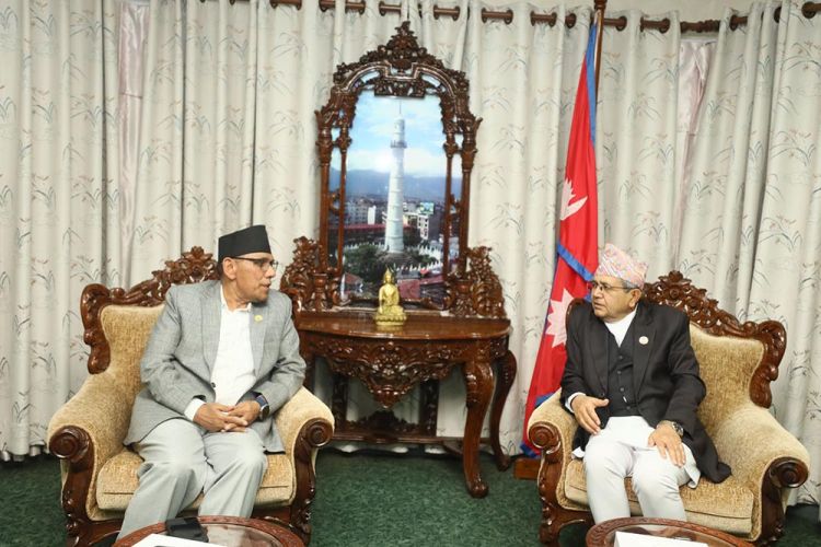 नीति तथा कार्यक्रम प्रस्तुतिको तयारी बारे सभामुख र अध्यक्षबीच छलफल