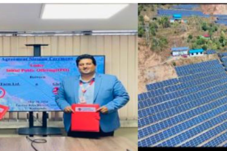 आईपीओ निष्कासन गर्दै नेपाल सोलार फार्म लिमिटेड, ग्लोबल आइएमई क्यापिटल बिक्री प्रबन्धक