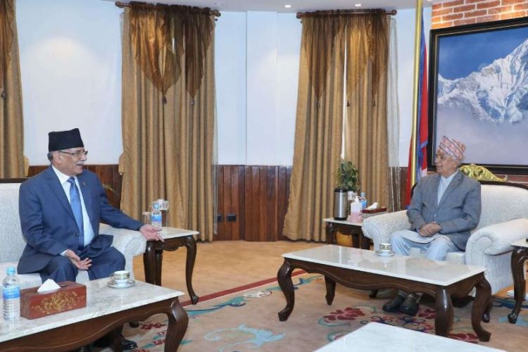  संसद्मा निरन्तर गतिरोध भइरहेका बेला प्रधानमन्त्री र राष्ट्रपतिबीच भेटवार्ता