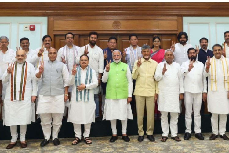  एनडीए गठबन्धनबाट नरेन्द्र मोदी नै प्रधानमन्त्रीमा अनुमोदन