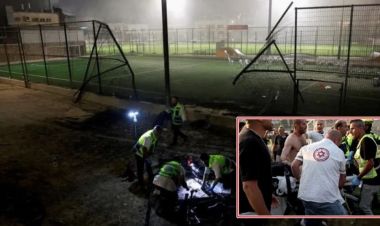 इजरायली फुटबल मैदानमा रकेट आक्रमण : २० जनाको ज्यान गयो, २९ भन्दा धेरै घाइते