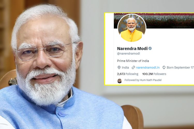 एक्समा विश्वासकै बढी फलो गरिने नेता बने नरेन्द्र मोदी