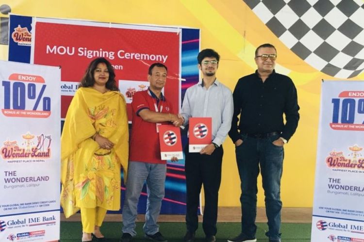 ग्लोबल आइएमई बैंकका ग्राहकलाई वण्डरल्याण्ड, नेपालमा १० प्रतिशत बोनस