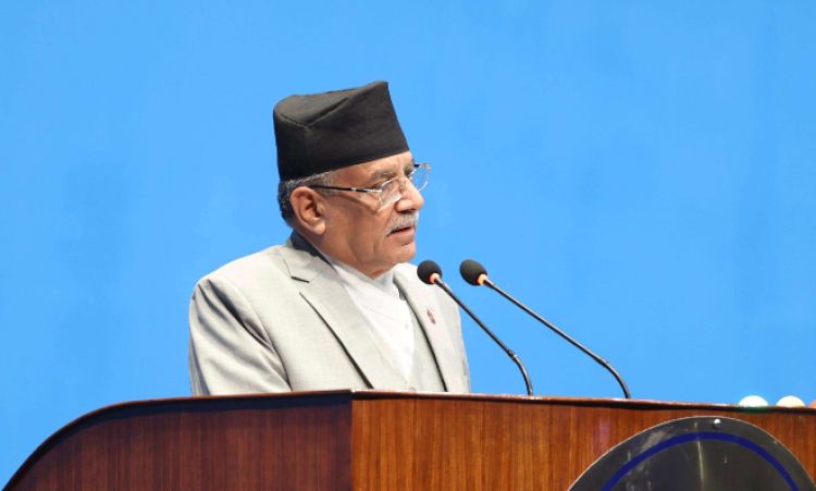 कांग्रेस–एमाले समझदारीमा प्रतिगमन र निरंकुशता लुकेको छ : प्रधानमन्त्री दाहाल