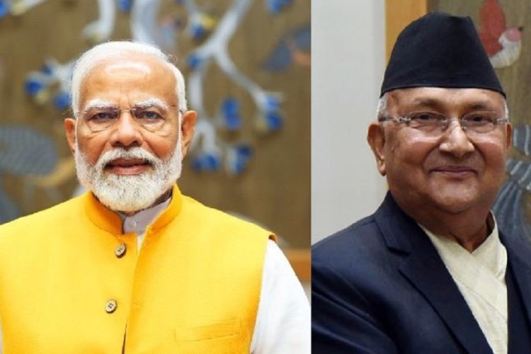 प्रधानमन्त्री ओली र मोदीबीच भेटवार्ता हुँदै