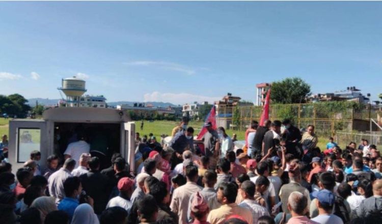 पहिरोमा परी मृत्यु भएका एन्फा एकेडेमीका ३ जनाको शब हेटौंडा पुर्याइयो