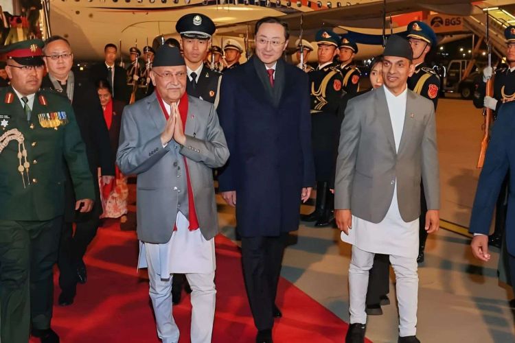 चीनको भ्रमण पूरा गरेर आज स्वदेश फर्किदै प्रधानमन्त्री ओली 