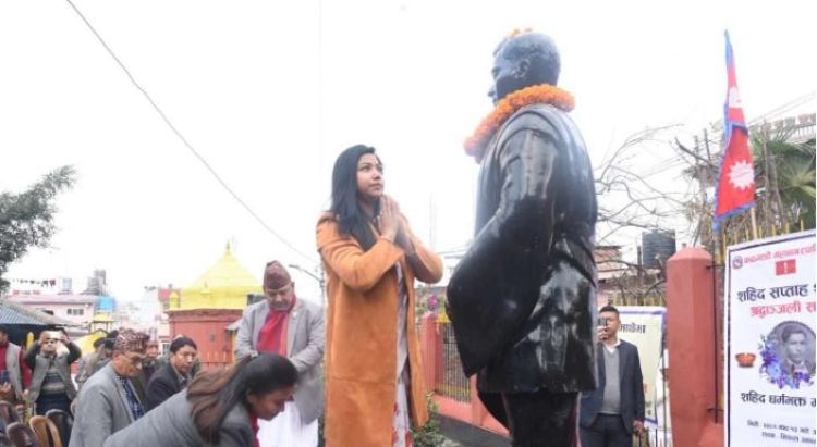  धर्मभक्त माथेमाको आँट युवाहरुले सिक्नुपर्ने मुख्य पाठ हो : उपप्रमुख ढंगोल