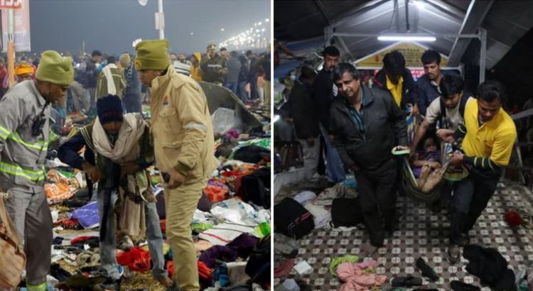  महाकुम्भ मेलामा भएको भागदौड मच्चिँयोः कम्तीमा १५ जनाको मृत्यु