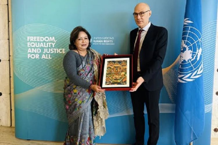 परराष्ट्रमन्त्री राणा र राष्ट्रसंघीय मानवअधिकार उच्च आयुक्त भल्कर टकबीच भेटवार्ता