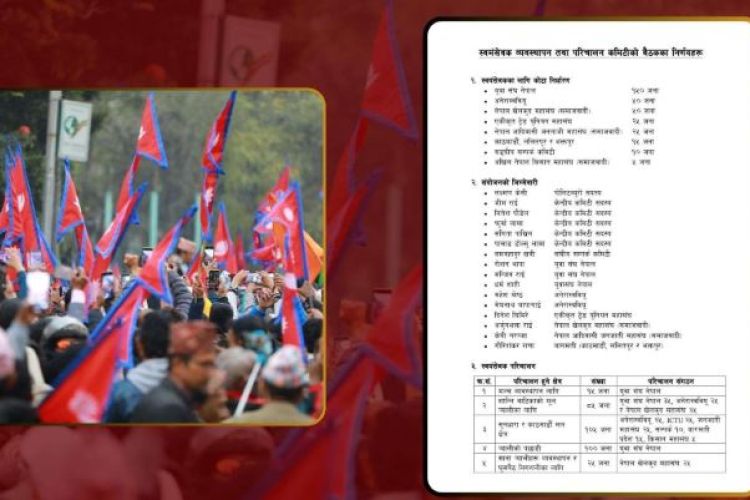   काठमाडौंमा गणतन्त्र र राजावादी समूहको प्रदर्शन, सुरक्षा व्यवस्थापनमा स्वयंसेवक परिचालन