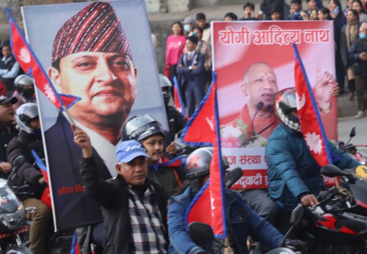 आदित्यनाथको फोटो विष्णु रिमालले राख्न लगाएको ज्ञानेन्द्र शाहीको आरोप