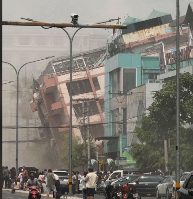 म्यानमारमा शक्तिशाली भूकम्प 