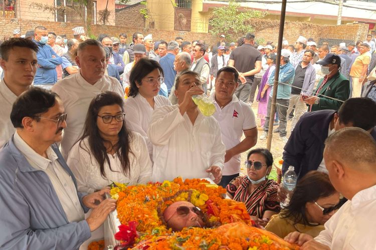 पार्टी कार्यालयमा राप्रपा सांसद बोहराको अन्तिम श्रद्धाञ्जली