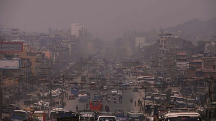  वायु प्रदूषणः आज काठमाडौं विश्वकै दोस्रो नम्बरमा