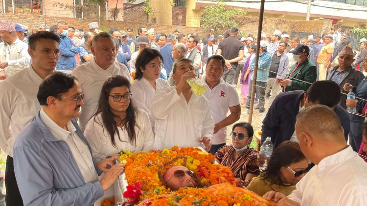 पार्टी कार्यालयमा राप्रपा सांसद बोहराको अन्तिम श्रद्धाञ्जली