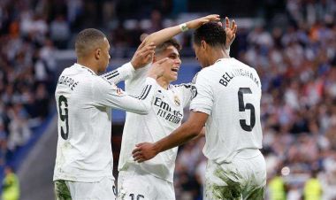  रियल म्याड्रिडको सानदार जित, एम्बाप्पे र बेलिङ्घमको गोलमा सेभिया पराजित