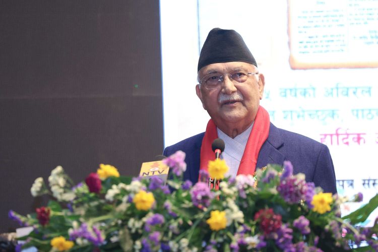  सरकारको तर्फबाट मिडियामाथि कुनै दबाब, निर्देशन र नियन्त्रण हुँदैन : प्रधानमन्त्री ओली