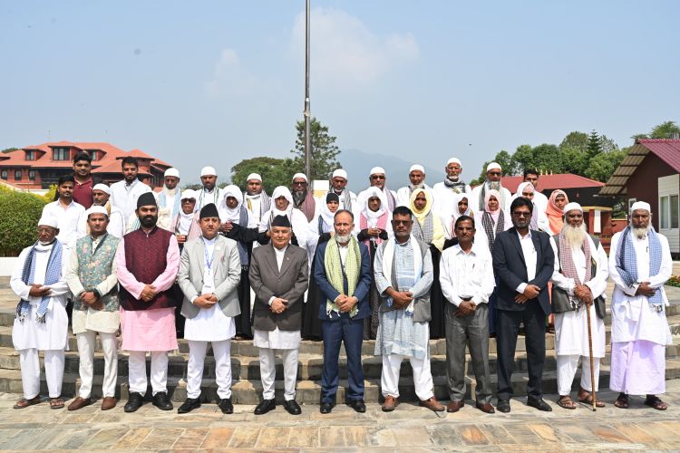  पहिलो पटक राष्ट्रपतिले गरे हजयात्रीको बिदाई