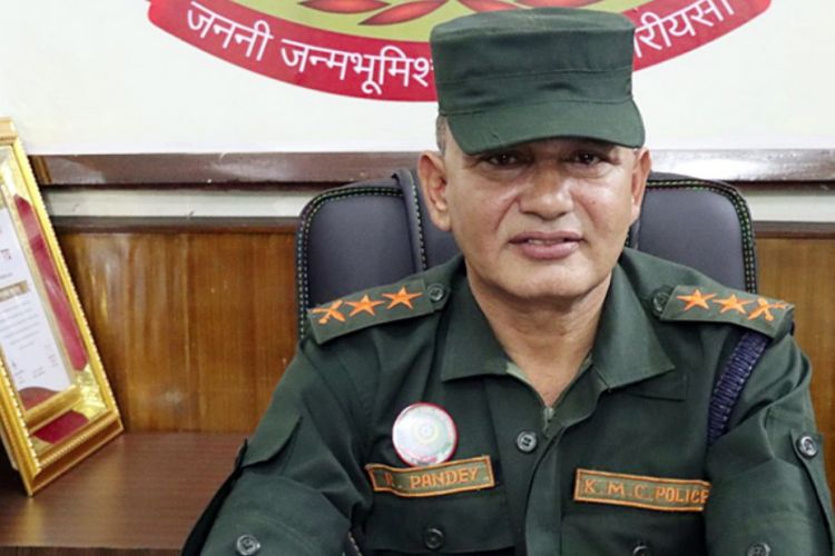 काठमाडौं महानगर  बल प्रमुख राजु पाण्डे निलम्बित