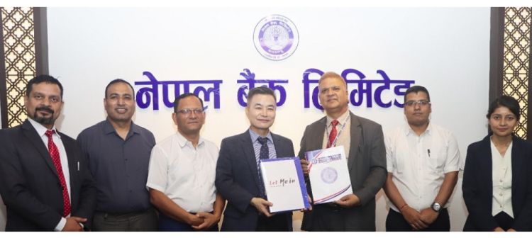 नेपाल बैंक र लेट मि इन प्रालिबीच विषेश सम्झौता