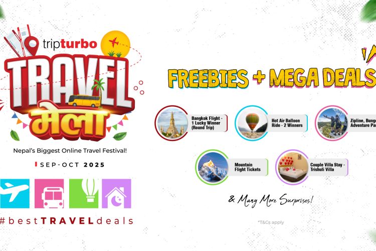 ट्रिप टर्बोले सुरु गर्यो ट्राभल मेला २०२५, नेपालको सबैभन्दा ठूलो ट्राभल महोत्सव