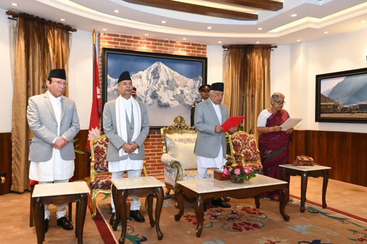आज मन्त्रिपरिषद् विस्तार गर्दै प्रधानमन्त्री सुशीला कार्की