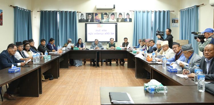 बस्दै कांग्रेस केन्द्रीय समिति बैठक, सभापतिको राजीनामा अस्वीकार गरिने