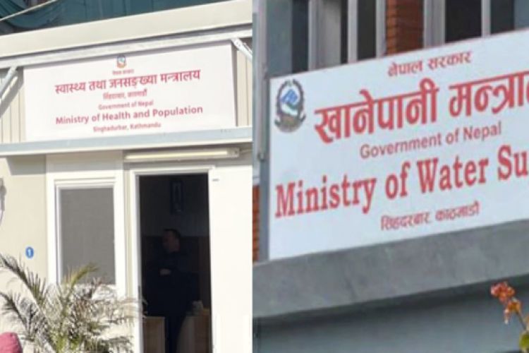 स्वास्थ्यमन्त्रीको निर्देशनपछि दुरुपयोग भएका गाडी मन्त्रालयमा तानियो