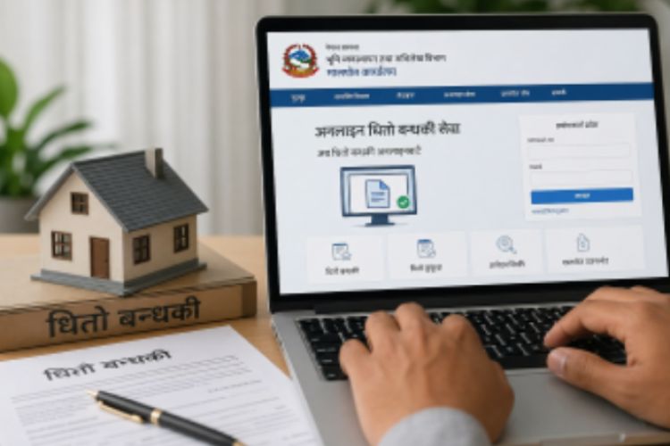 अब अनलाइनबाटै धितो बन्धकी हुने