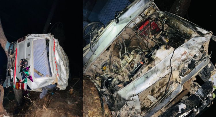  सल्यानमा जन्ती बोकेको जिप दुर्घटना, चार जनाको मृत्यु