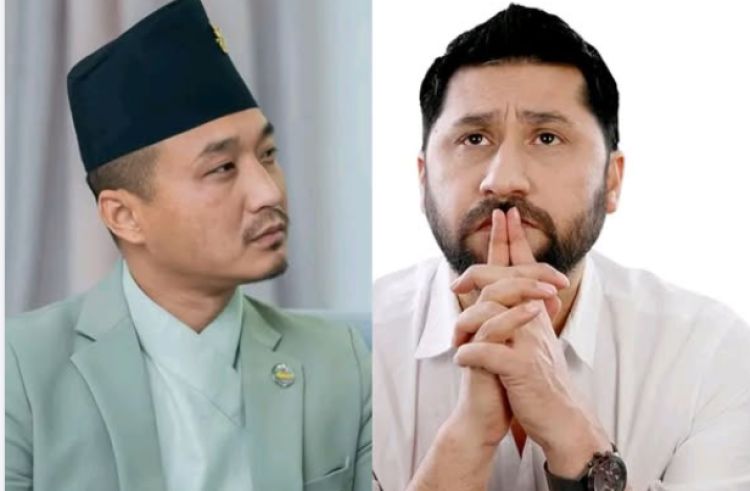  गृहमन्त्री सुधन गुरुङको दौडधुपः सभापति लामिछानेलाई भेट्न बूढानीलकण्ठ पुगे