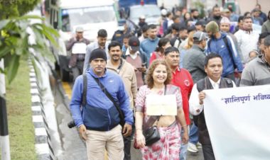 विश्व प्रेस स्वतन्त्रता दिवसको अवसरमा राजधानीमा प्रभातफेरी