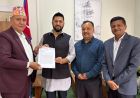 चितवनका व्यवसायीले भेटे रवि लामिछाने, नारायणगढ बजार जोगाउन माग